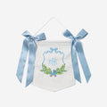 Personalized New Baby Banner in Blue