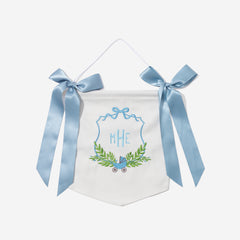 Personalized New Baby Banner in Blue