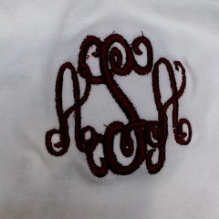BLOOPER KIDS: Monogrammed Baby Long Sleeve Bodysuit