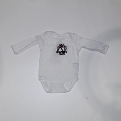 BLOOPER KIDS: Monogrammed Baby Long Sleeve Bodysuit