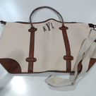 BLOOPER BAG: Monogrammed Vintage Weekender