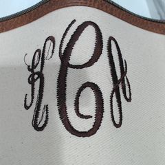 BLOOPER BAG: Monogrammed Vintage Weekender