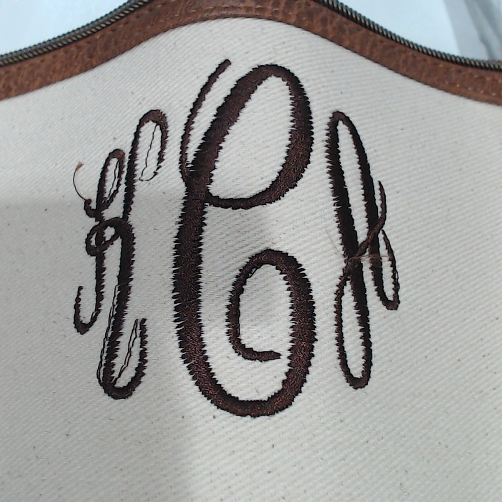 BLOOPER BAG: Monogrammed Vintage Weekender