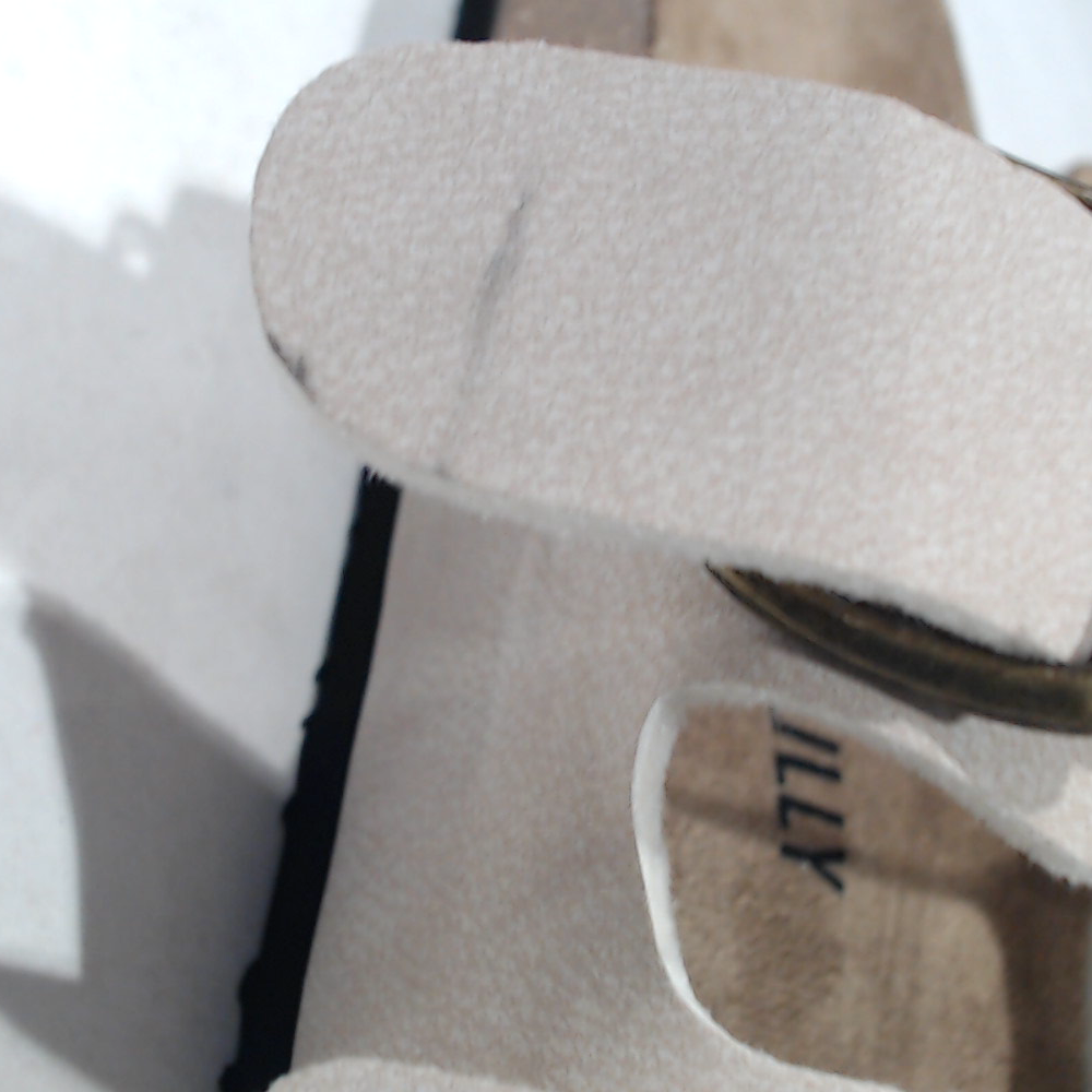 BLOOPER SHOES: Monogrammed Double Strap Sandals