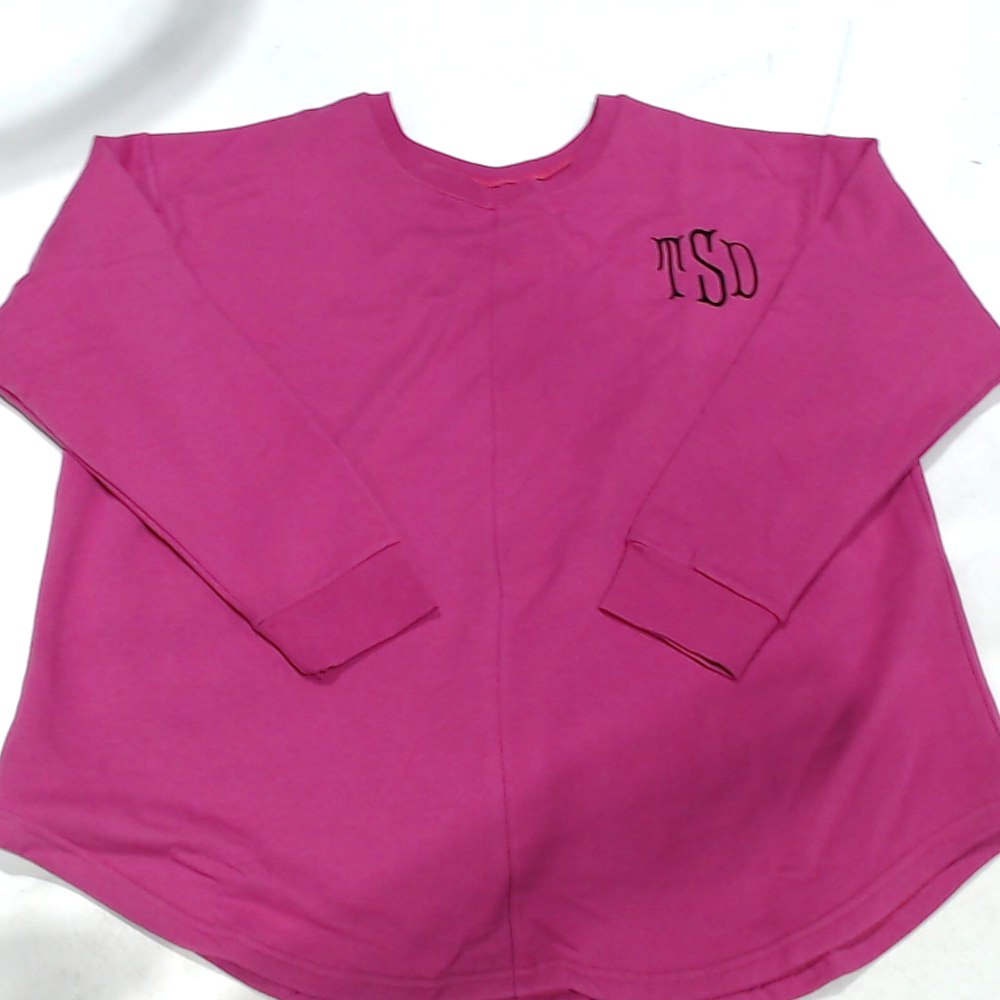 BLOOPER CLOTHING: Monogrammed Open Back Sweatshirt