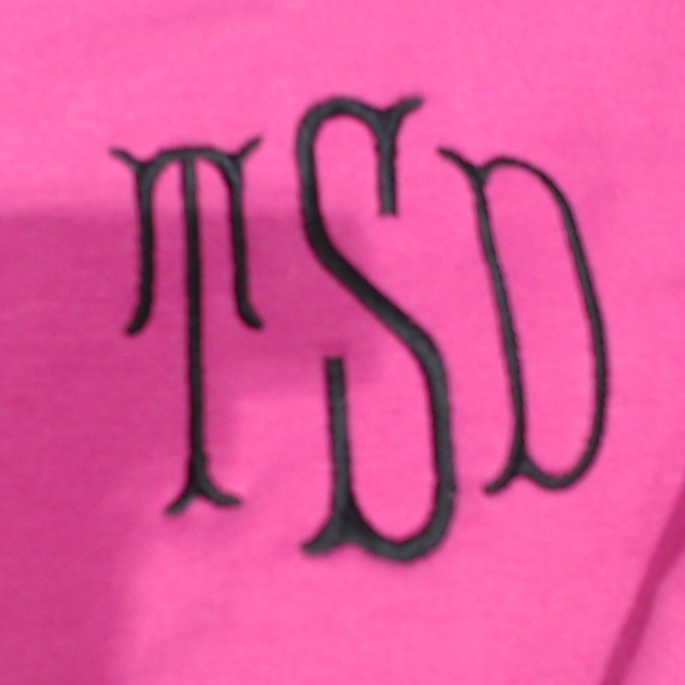 BLOOPER CLOTHING: Monogrammed Open Back Sweatshirt