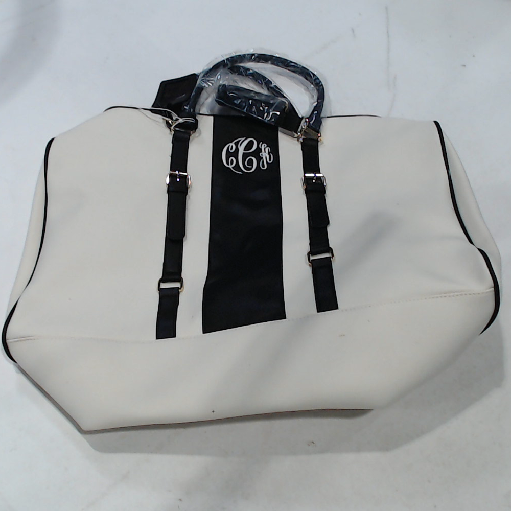 BLOOPER BAG: Monogrammed Weekender Bag