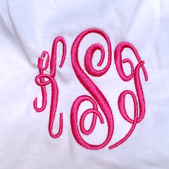 BLOOPER KIDS: Monogrammed Baby Bib