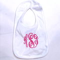 BLOOPER KIDS: Monogrammed Baby Bib