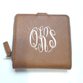 BLOOPER ACCESSORY: Monogrammed Square Wallet