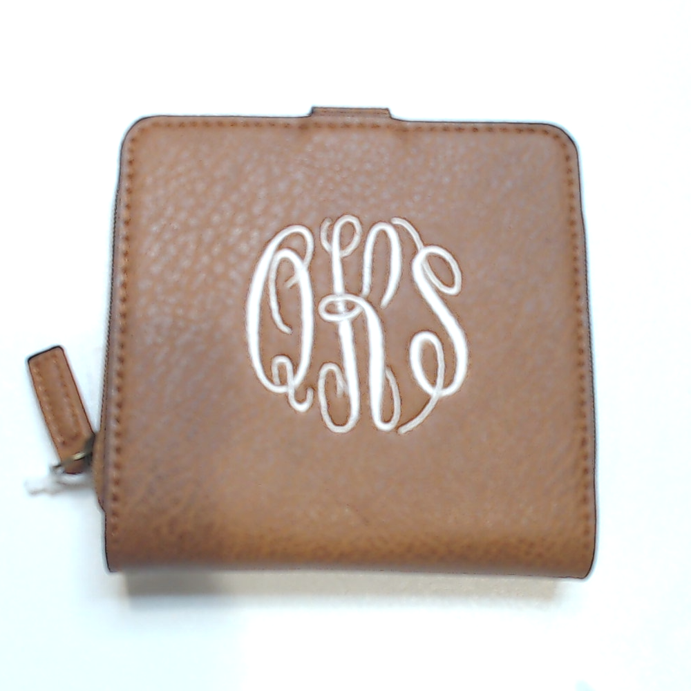 BLOOPER ACCESSORY: Monogrammed Square Wallet