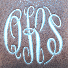 BLOOPER ACCESSORY: Monogrammed Square Wallet