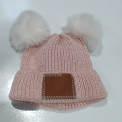 BLOOPER KIDS: BLANK Kids Pom Pom Beanie