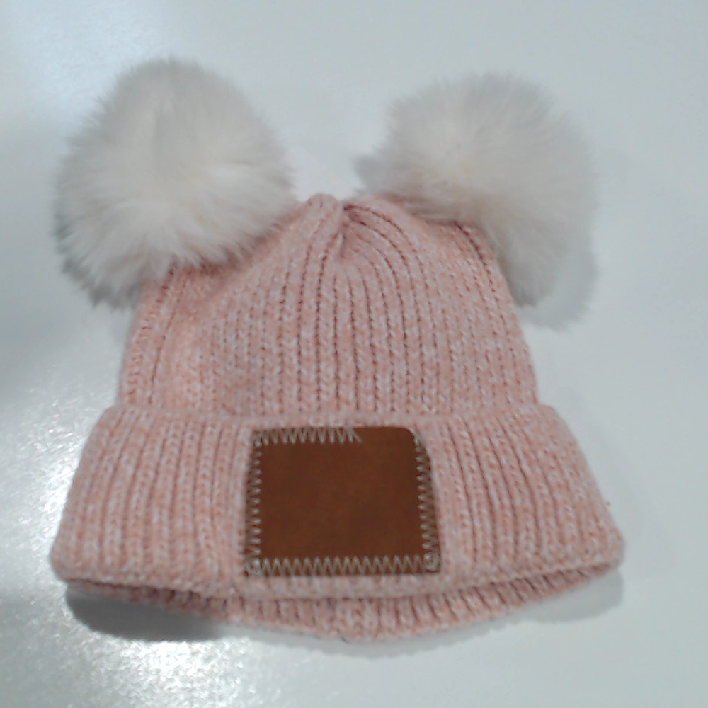BLOOPER KIDS: BLANK Kids Pom Pom Beanie