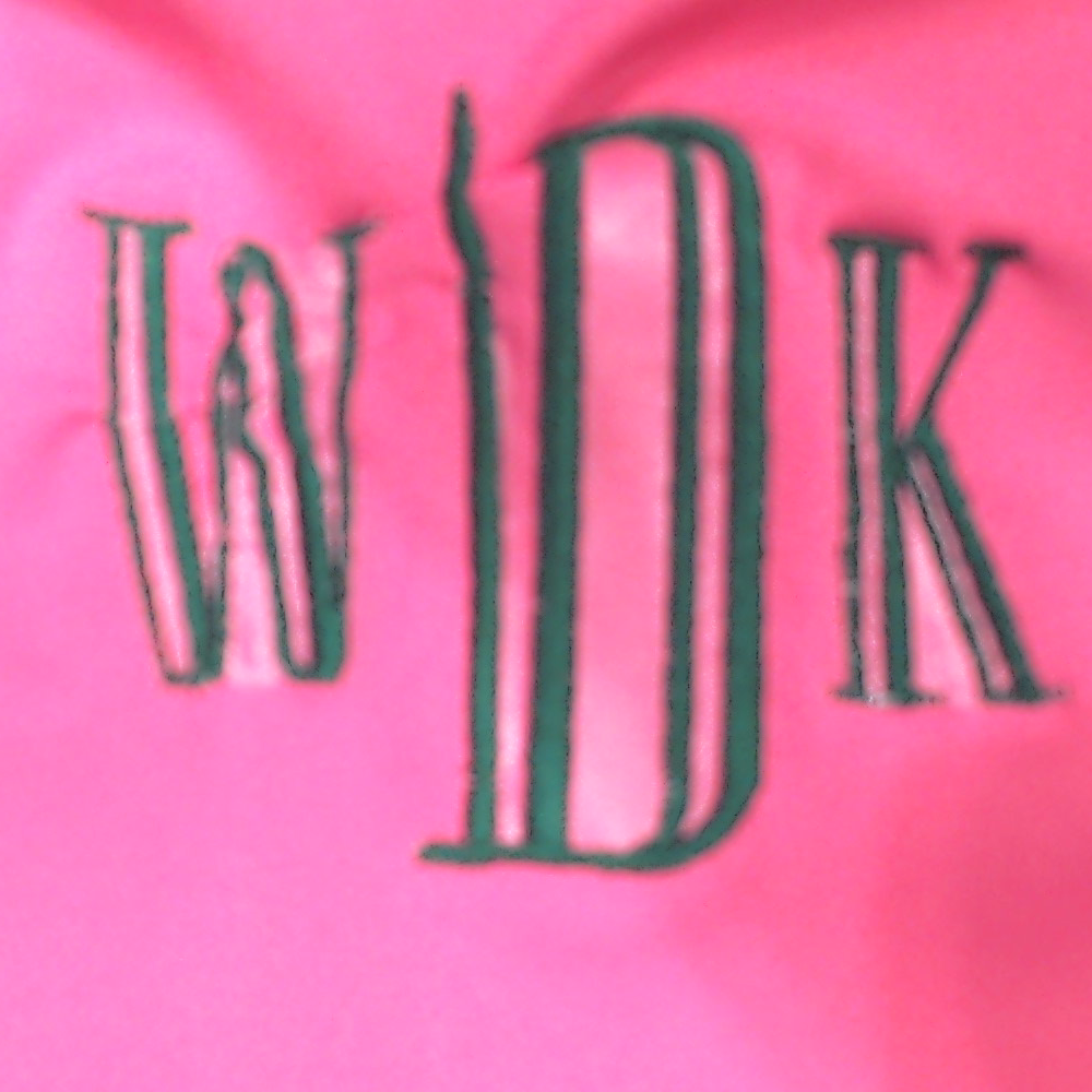 BLOOPER KIDS: Monogrammed Girls Scallop Dress