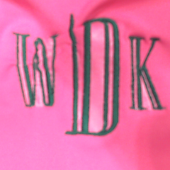 BLOOPER KIDS: Monogrammed Girls Scallop Dress
