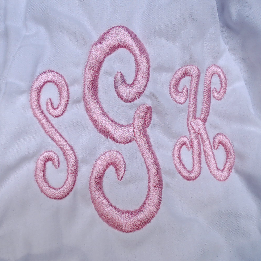 BLOOPER KIDS: Monogrammed White Eyelet Baby Bloomers