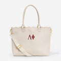 Alpha Phi Laptop Tote Bag | Bone