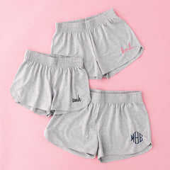 trio boxer shorts on pink background