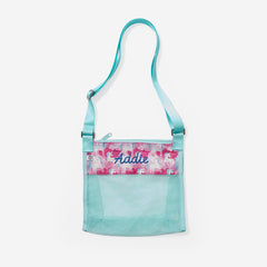 monogrammed seashell bag in unicorn
