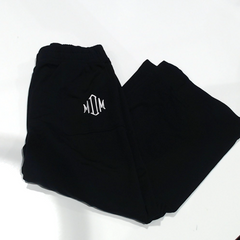 BLOOPER CLOTHING: Monogrammed Wide Leg Pants