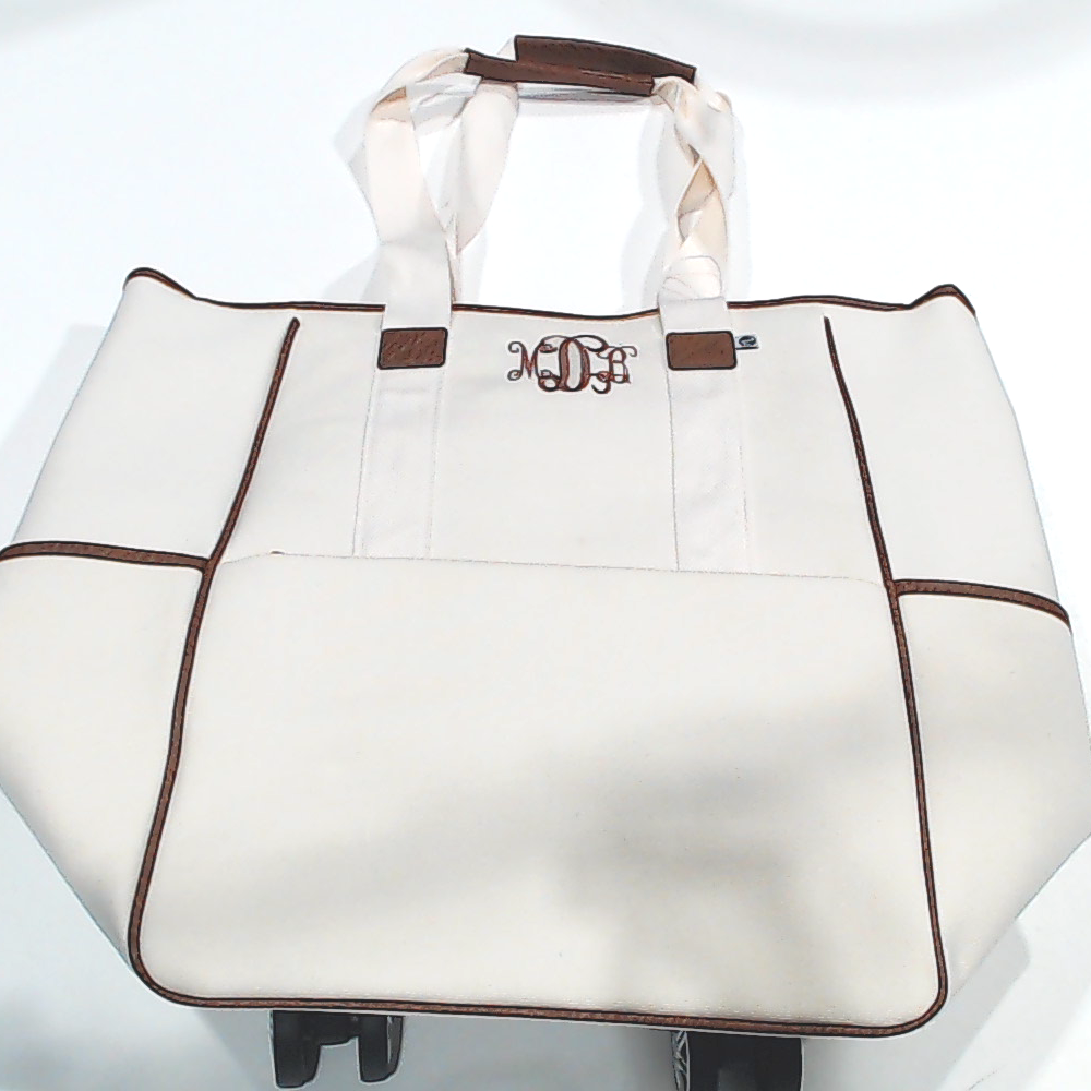 BLOOPER BAG: Monogrammed Rolling Tote