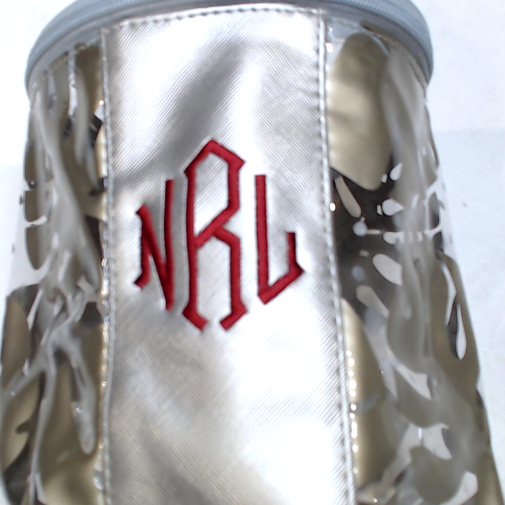 BLOOPER BAGS: Monogrammed Clear Ditty Bag