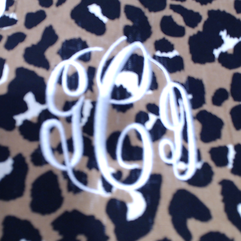 BLOOPER SWIM: Monogrammed Cover Up