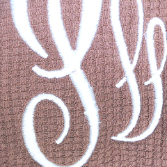 BLOOPER CLOTHING: Monogrammed Waffle Button Down Shirt