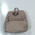 BLOOPER BAG: Monogrammed Backpack Purse
