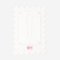 phi mu scalloped picture frame