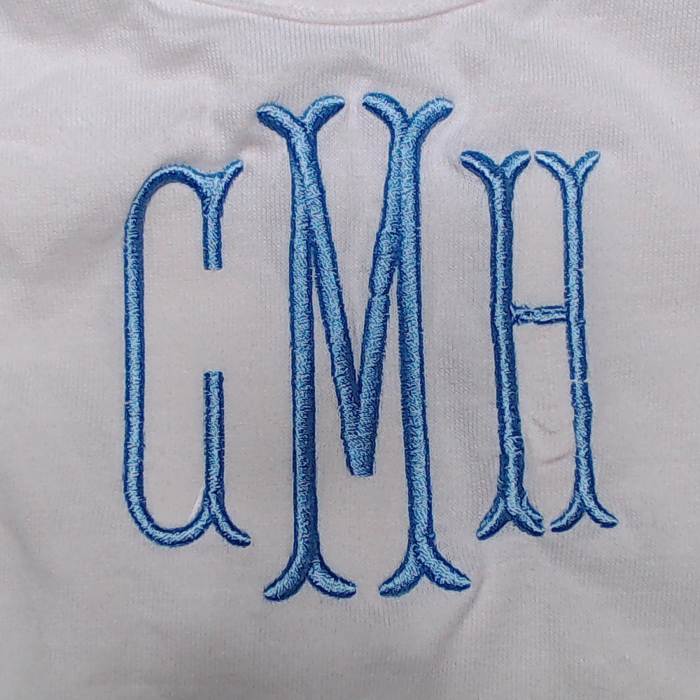 BLOOPER KIDS: Monogrammed Baby Bib