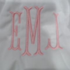 BLOOPER KIDS: Monogrammed White Eyelet Baby Bloomers