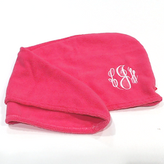 BLOOPER ACCESSORY: Monogrammed Hair Towel Wrap