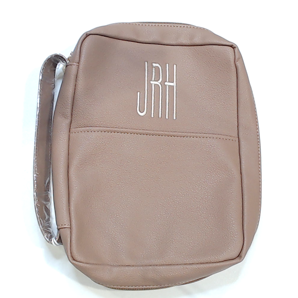BLOOPER ACCESSORY: Monogrammed Bible Carrier Bag