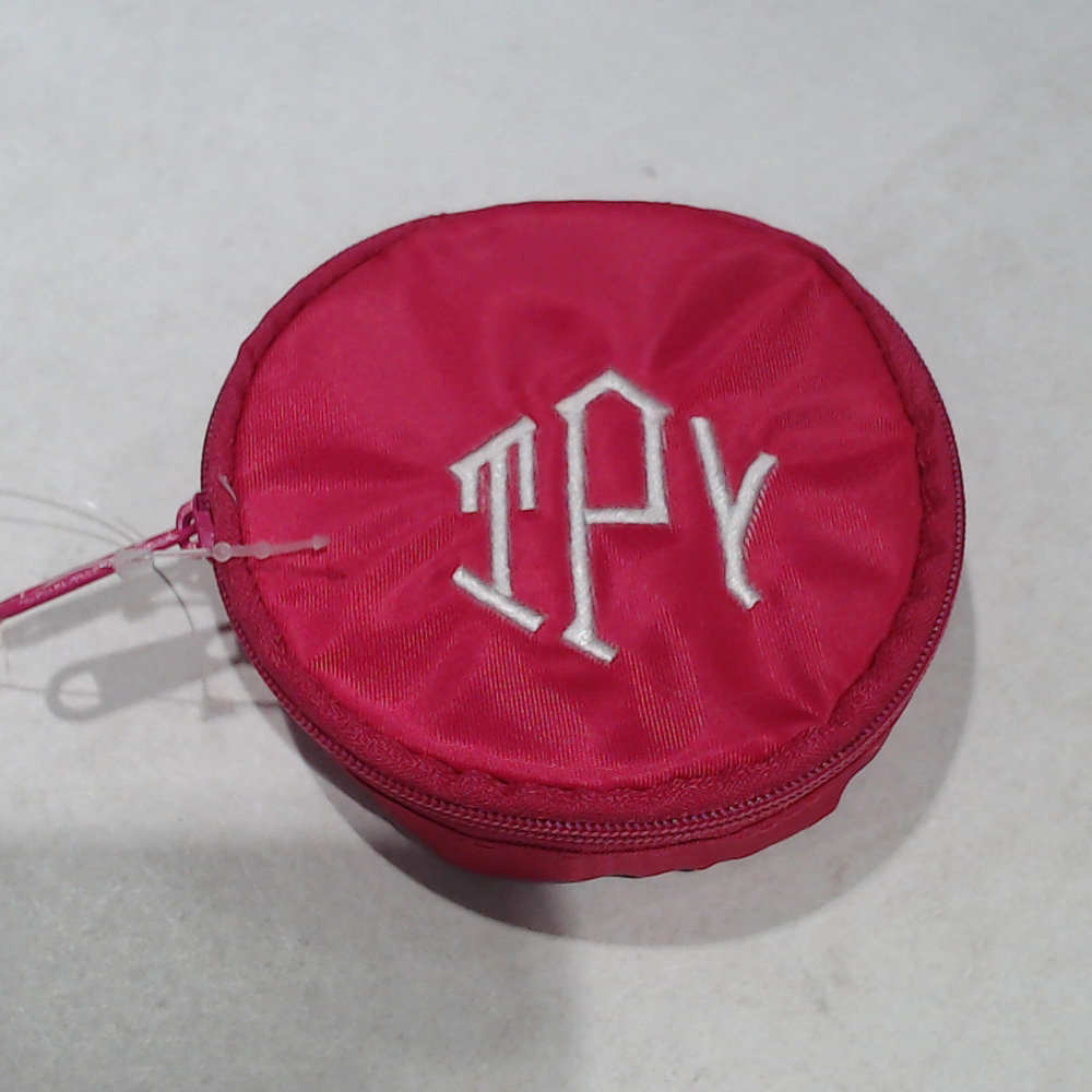 BLOOPER ACCESSORY: Monogrammed Travel Jewelry Case