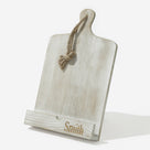 Monogrammed Cookbook Stand | Light Tan