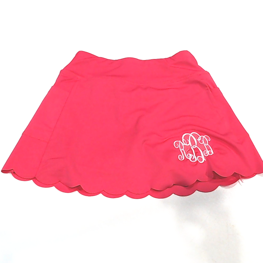 BLOOPER KIDS: Monogrammed Girls Skort