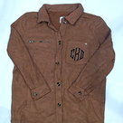 BLOOPER CLOTHING: Monogrammed Shirt Jacket