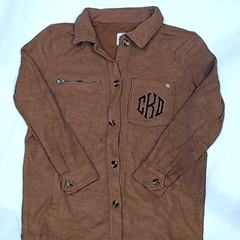 BLOOPER CLOTHING: Monogrammed Shirt Jacket