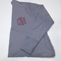 BLOOPER CLOTHING: Monogrammed Sweatshirt Cardigan
