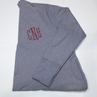 BLOOPER CLOTHING: Monogrammed Sweatshirt Cardigan