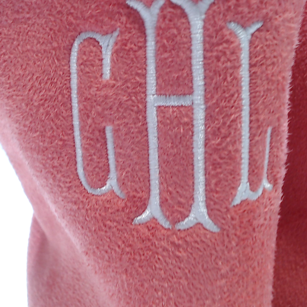 BLOOPER KIDS: Monogrammed Kids Sherpa Tie Booties