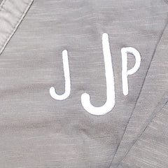 BLOOPER CLOTHING: Monogrammed Henley