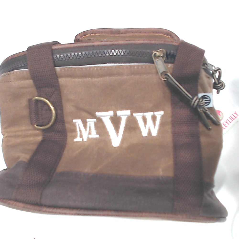BLOOPER BAG: Personalized Waxed Canvas Small Cooler