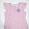 BLOOPER CLOTHING: Monogrammed Ruffle Top