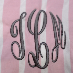 BLOOPER CLOTHING: Monogrammed Ruffle Top