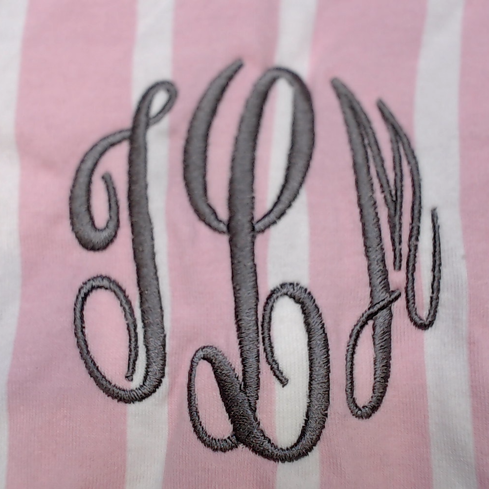BLOOPER CLOTHING: Monogrammed Ruffle Top