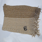 BLOOPER CLOTHING: Monogrammed Striped Chenille Poncho