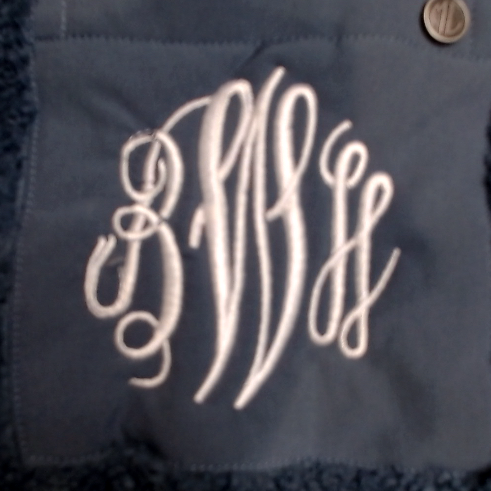 BLOOPER CLOTHING: Monogrammed Sherpa Pullover Tunic